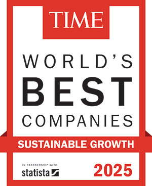 TIME World's Best Companies Sustainable Growth logo