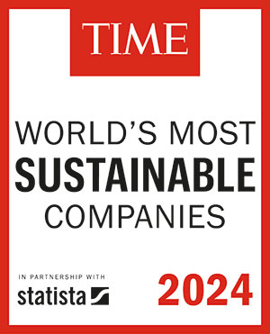 TIME World's Most Sustainable Companies logo
